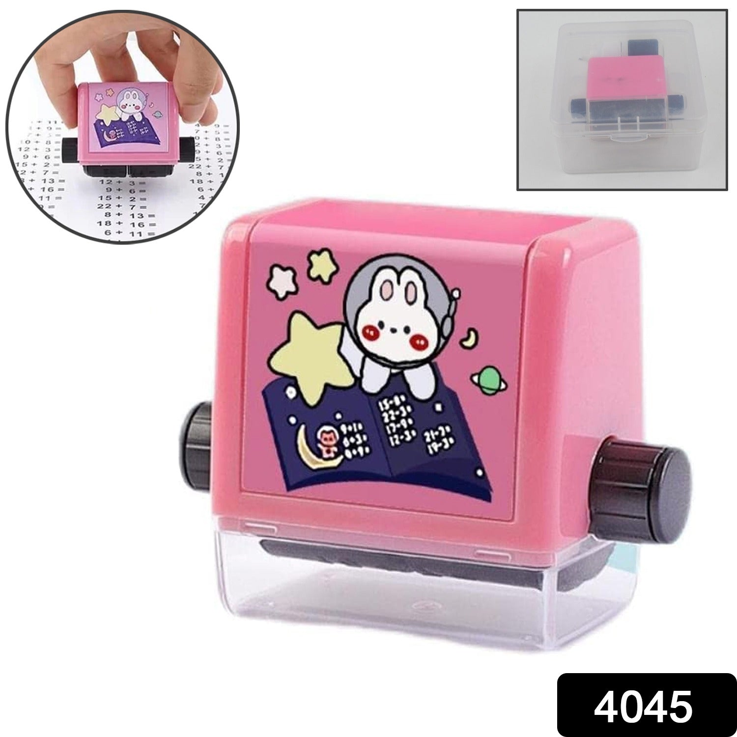Roller stamp for teaching addition and subtraction. Roller stamp for teaching addition and subtraction.